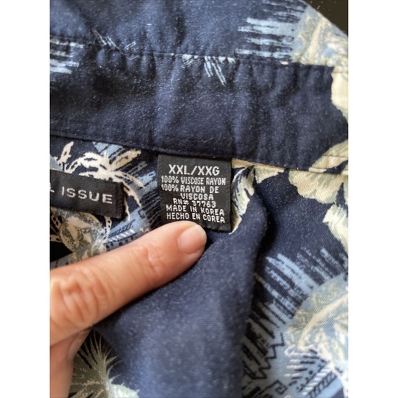 Natural Issue Hawaiian Tropical Floral Shirt Short Sleeve Button Aloha Size 2XL - Picture 5 of 5